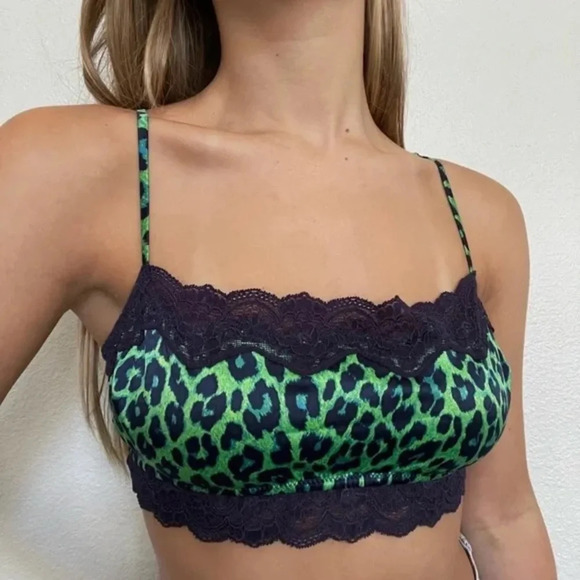 Savage X Fenty Other - Savage X Fenty Animal Print Bralette Top Size Large